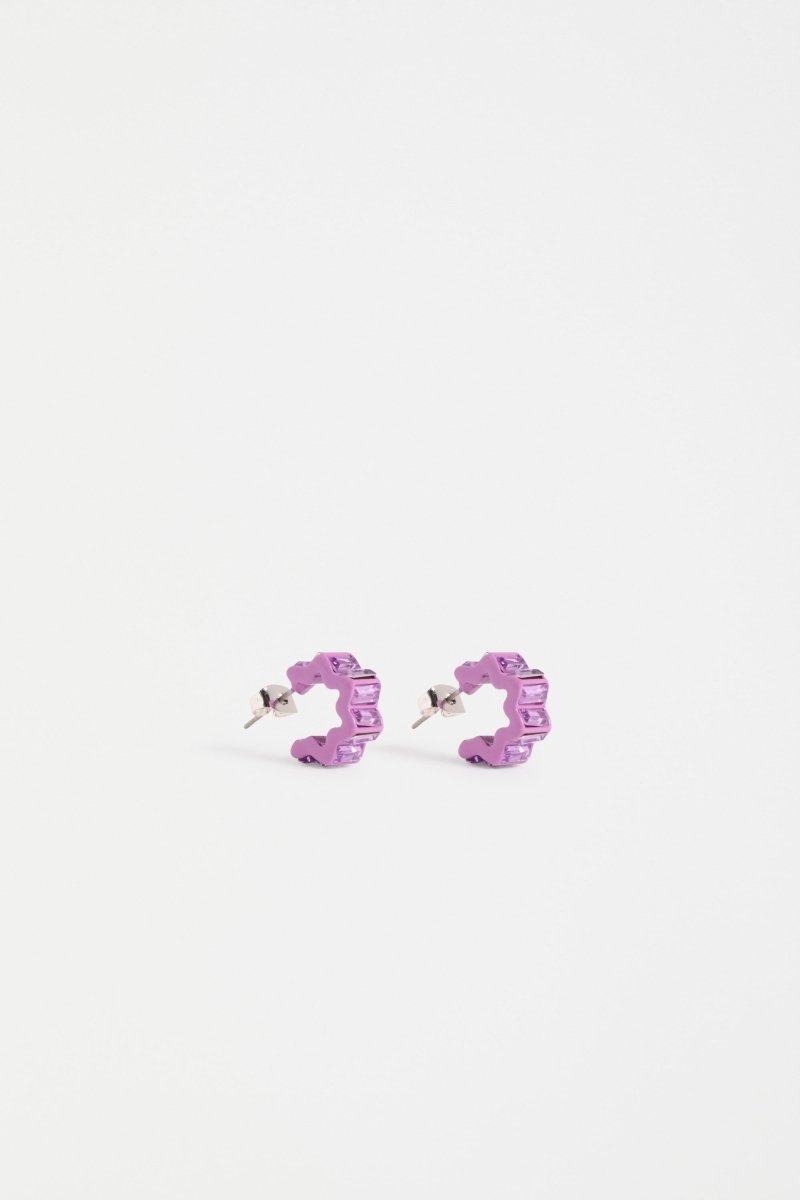 Jolle Mini Hoop Earring Earrings - ELK | VIOLET