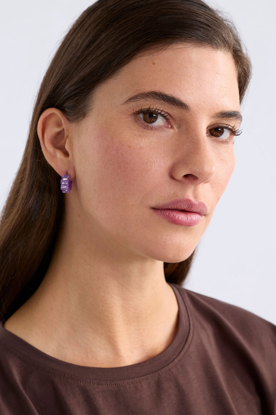 Jolle Mini Hoop Earring Earrings - ELK | MIDNIGHT