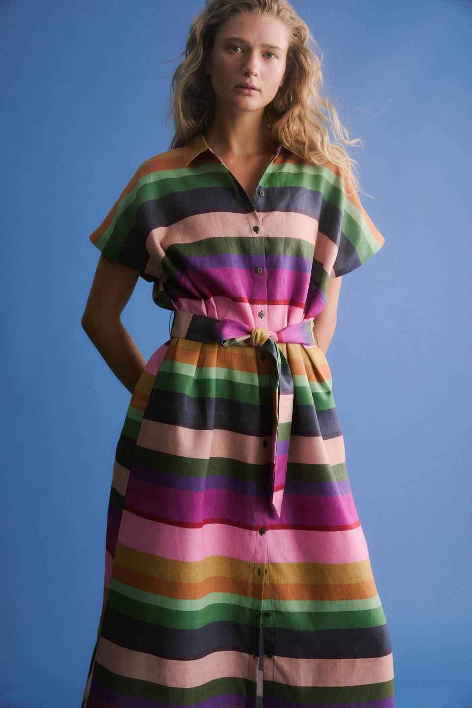 Tilko Shirt Dress Dresses Campaign cropped body - ELK | LYSBRO PRINT