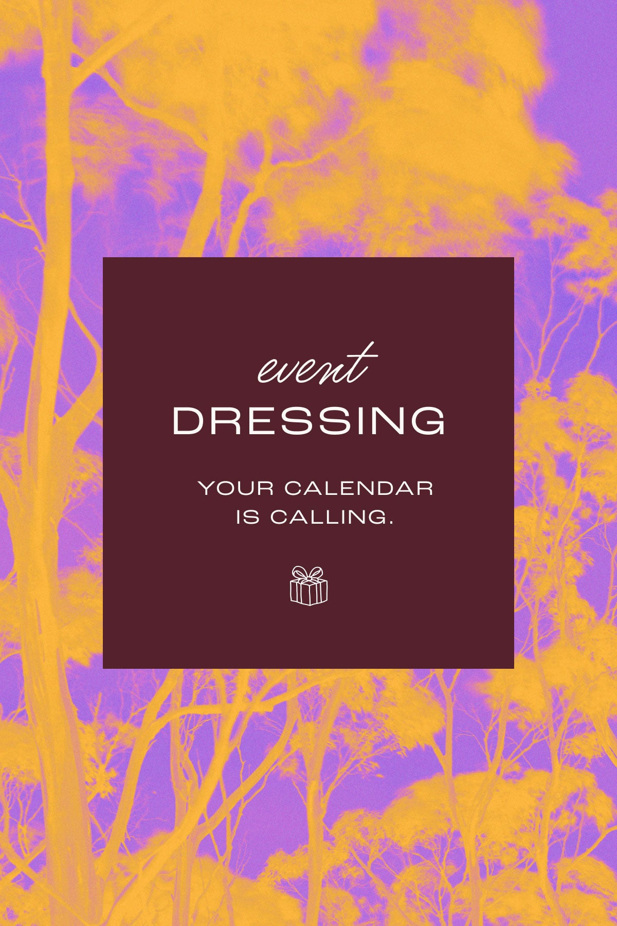Shop event dressing