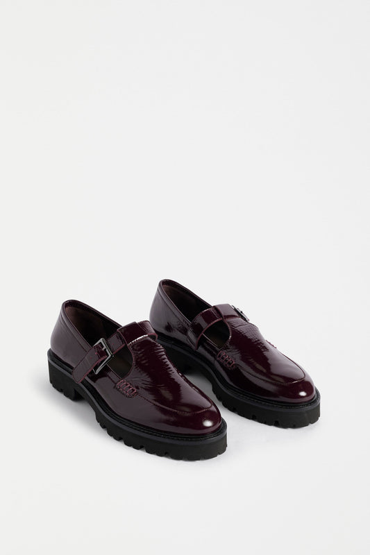 Tibba Loafer Flats - ELK | BORDEAUX