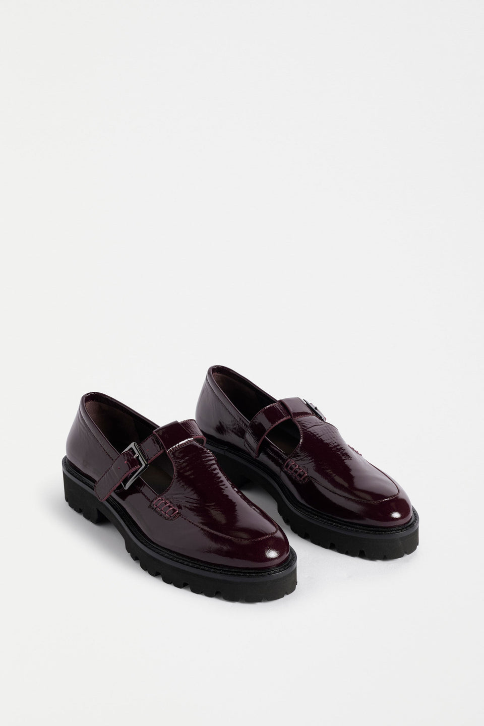 Tibba Loafer Flats - ELK | BORDEAUX
