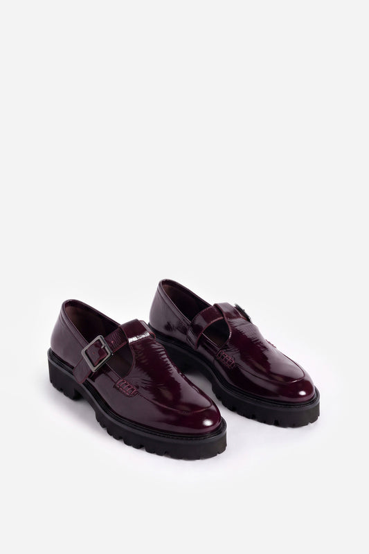 Tibba Loafer Flats - ELK | BORDEAUX