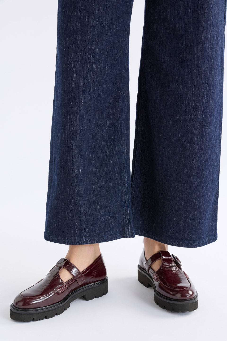 Tibba Loafer Flats - ELK | BORDEAUX