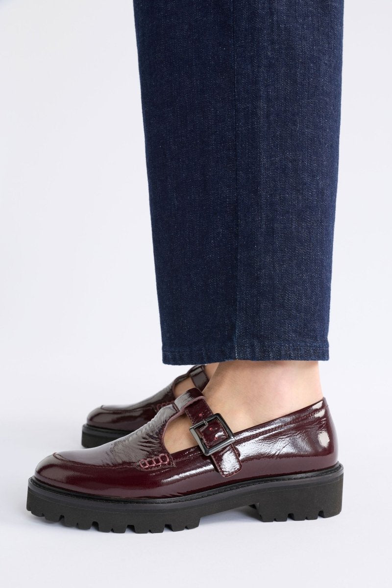 Tibba Loafer Flats - ELK | BORDEAUX