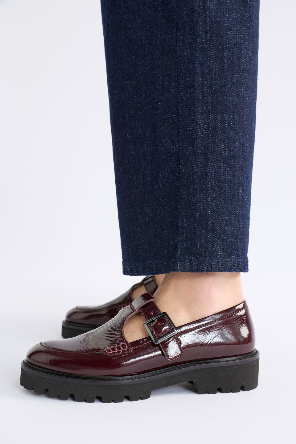 Tibba Loafer Flats - ELK | BORDEAUX