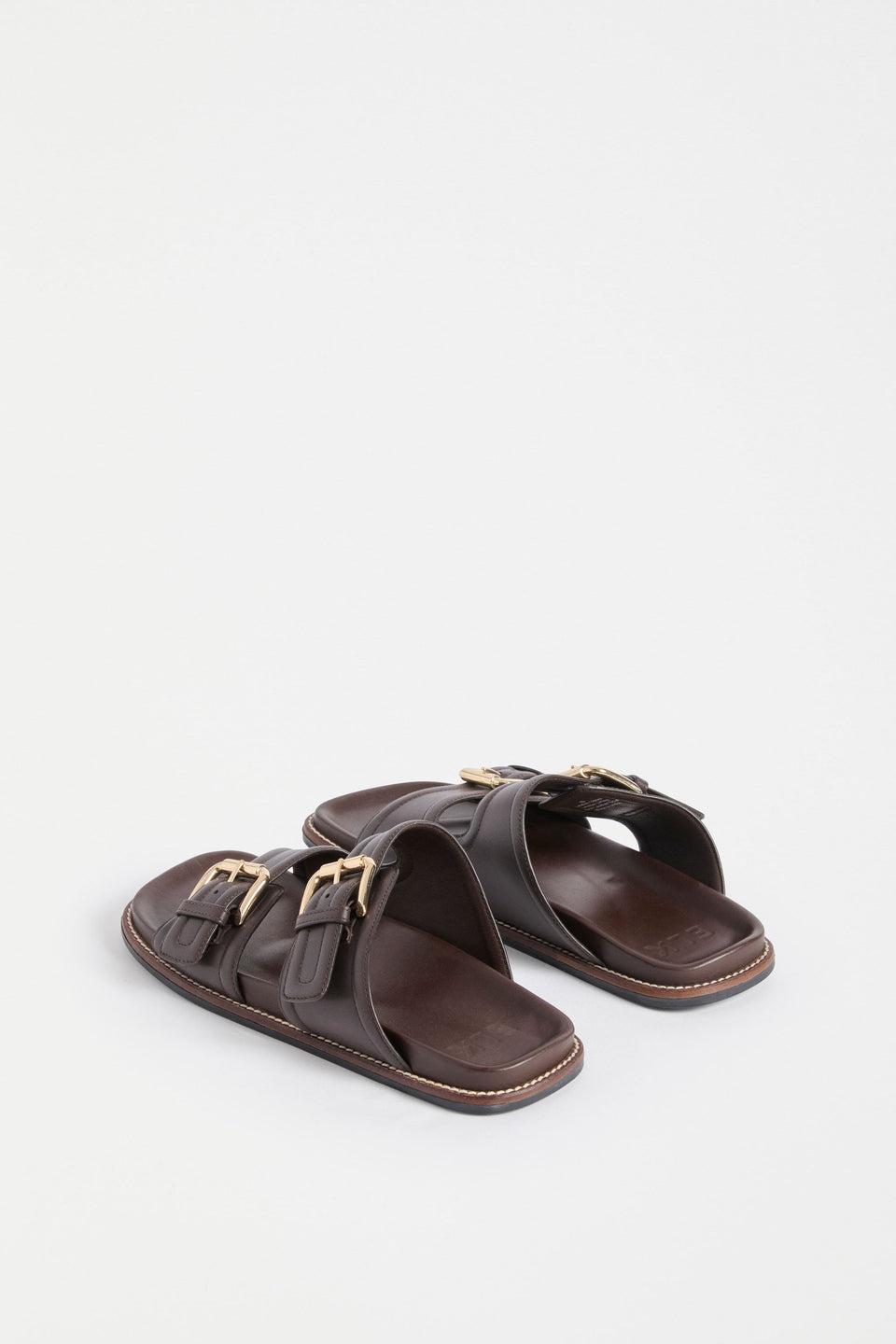Beren Slide Espresso Sandals - ELK | ESPRESSO