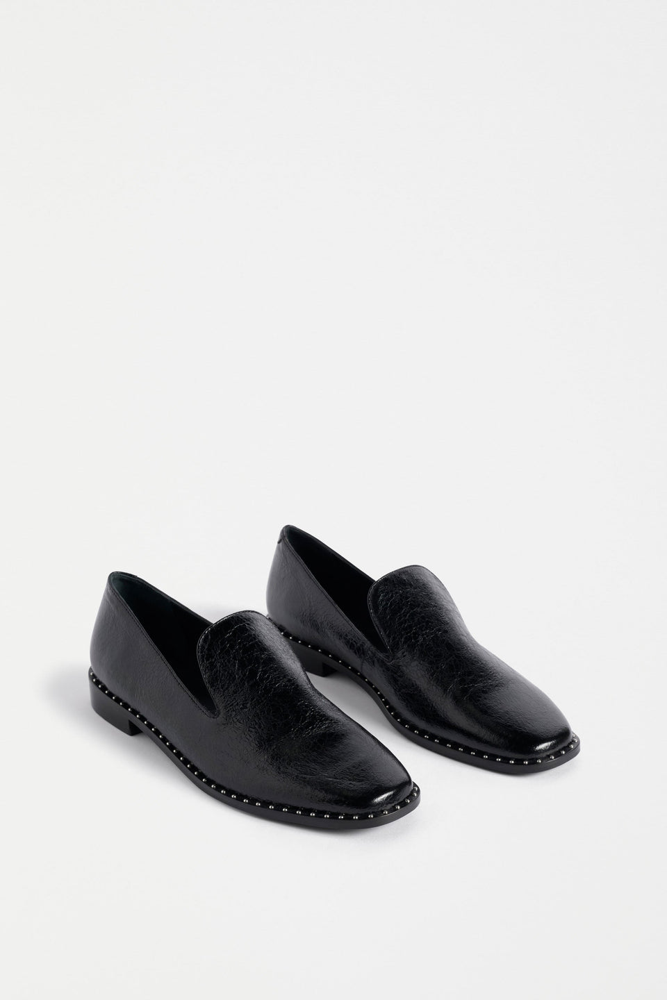 Alddra Loafer Flats - ELK | BLACK