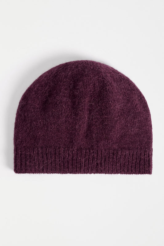 Agna Beanie Knitwear - ELK | MERLOT