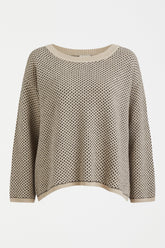 Elk Aleph Sweater - Oatmeal Melange Arriving Monday