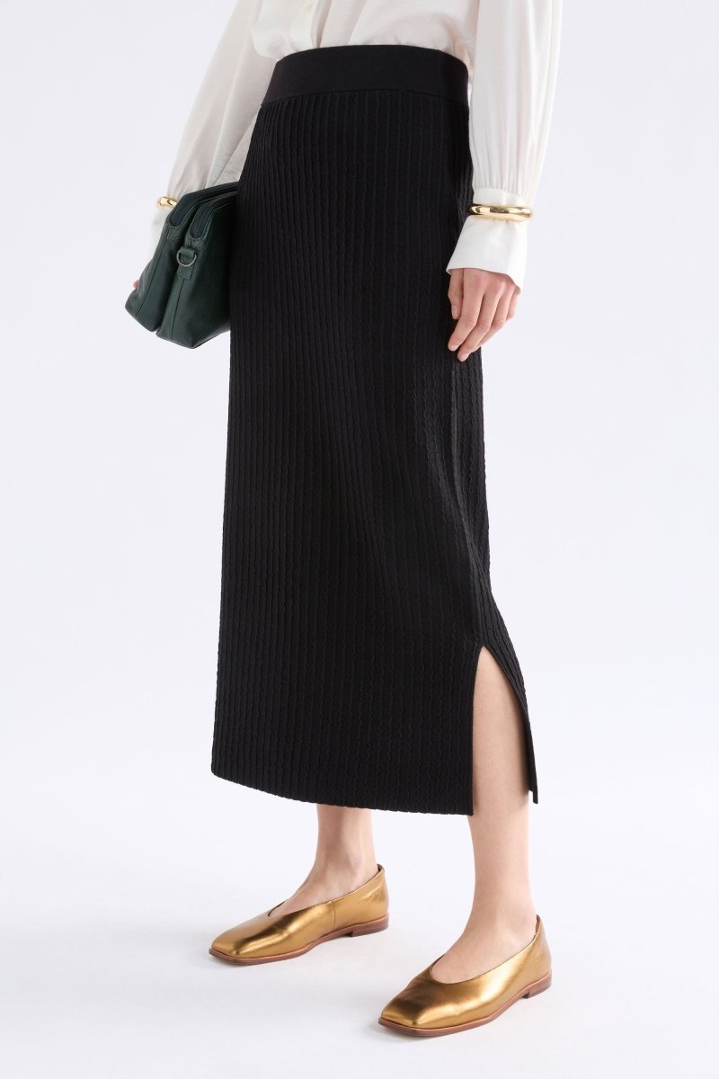 Beim Knit Skirt Skirts & Shorts - ELK | BLACK