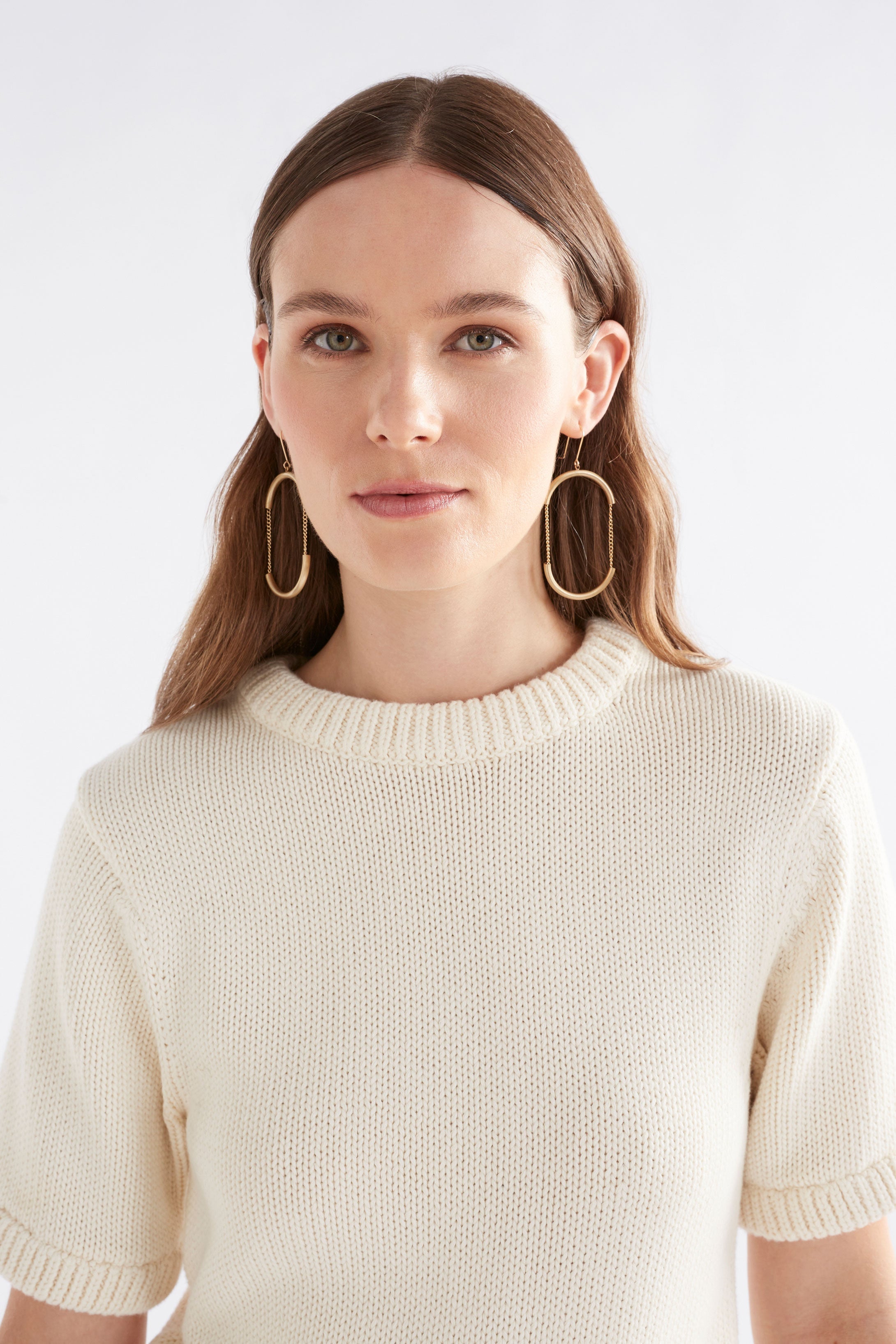 Shop The Luft Organic Cotton Chunky Tshirt Knit Top | ELK AU