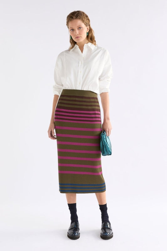 Pinto Knit Skirt Skirts & Shorts - ELK | RIGA STRIPE