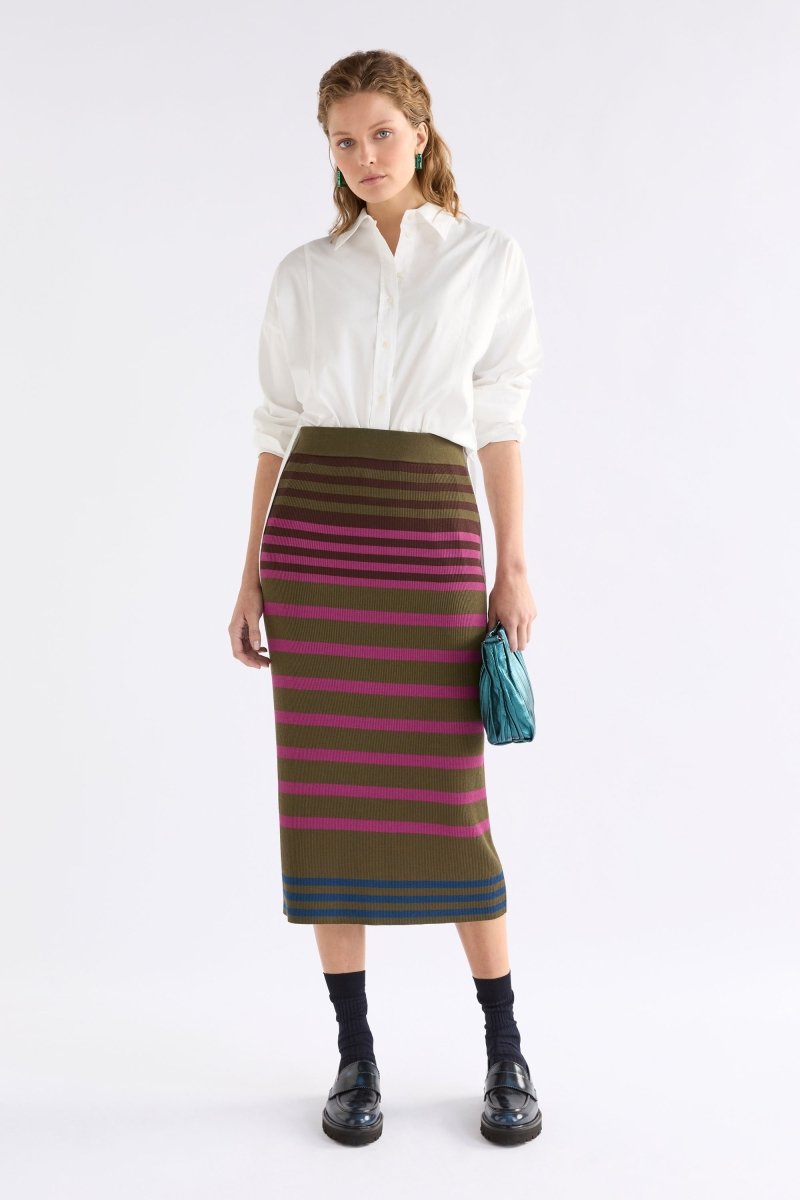 Pinto Knit Skirt Skirts & Shorts - ELK | RIGA STRIPE