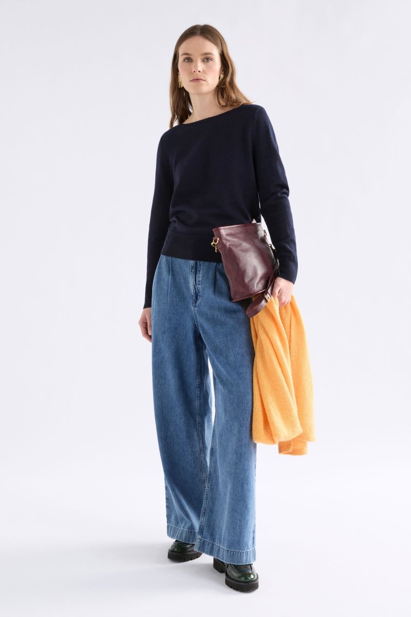 Ellora Sweater Dark Navy Knitwear - ELK | DARK NAVY