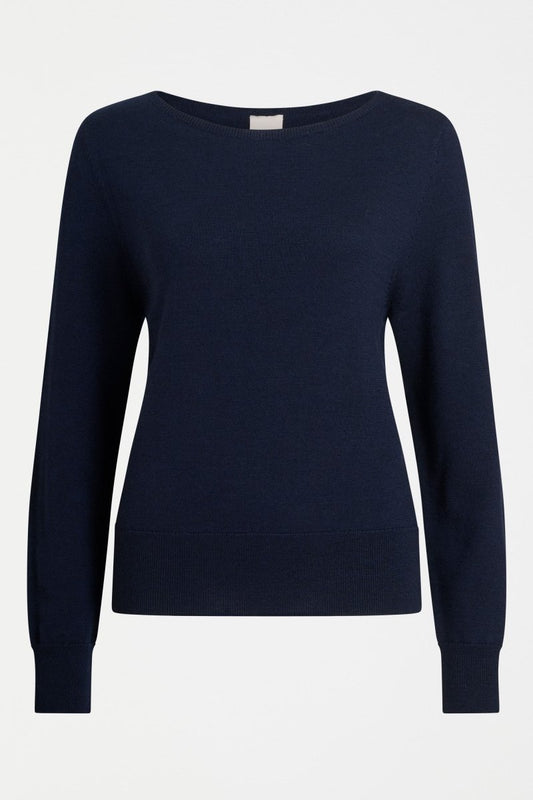 Ellora Sweater Dark Navy Knitwear - ELK | DARK NAVY