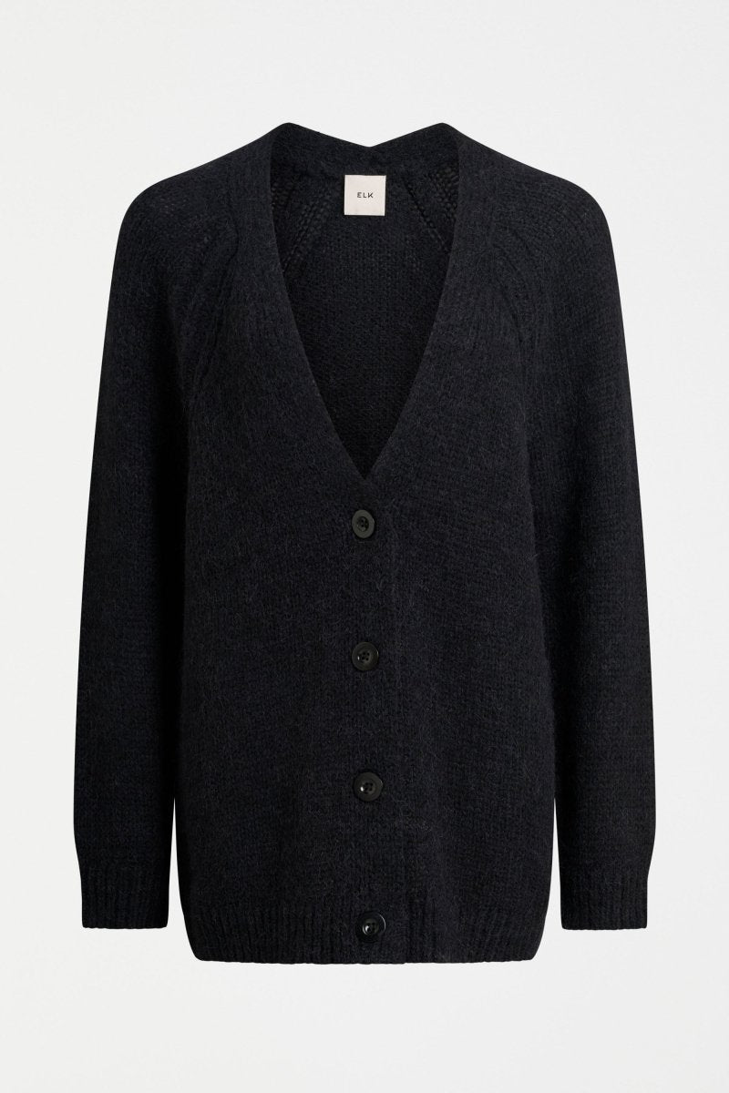 Shop The Ineke Alpaca-Merino Long Cardi Black | ELK AU