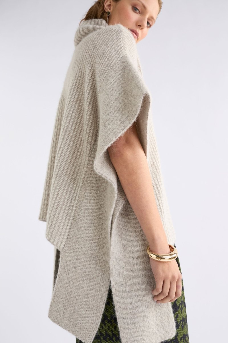 Aleph Poncho Knitwear - ELK | OATMEAL MELANGE