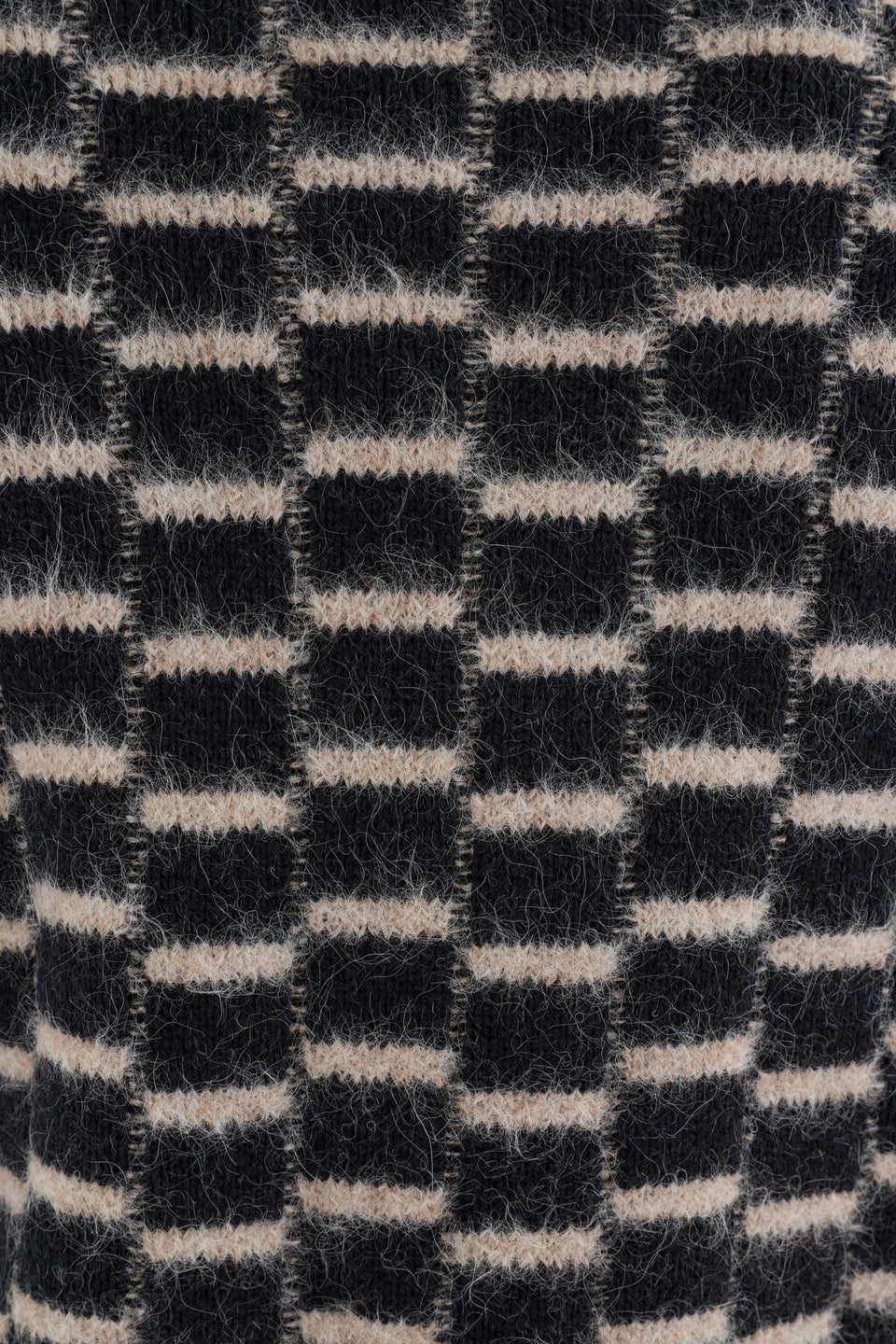 Lunz Cardi Knitwear - ELK | BLACK BEIGE