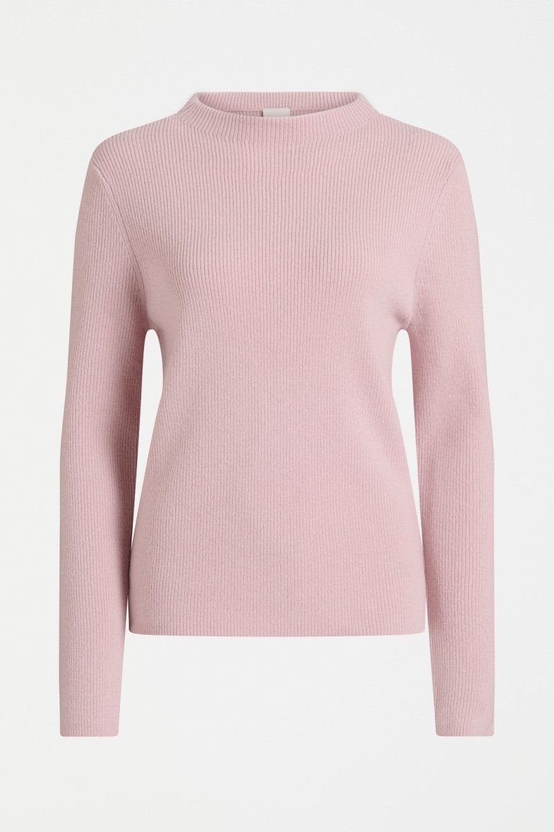 Nevis Sweater Blush Knitwear - ELK | BLUSH