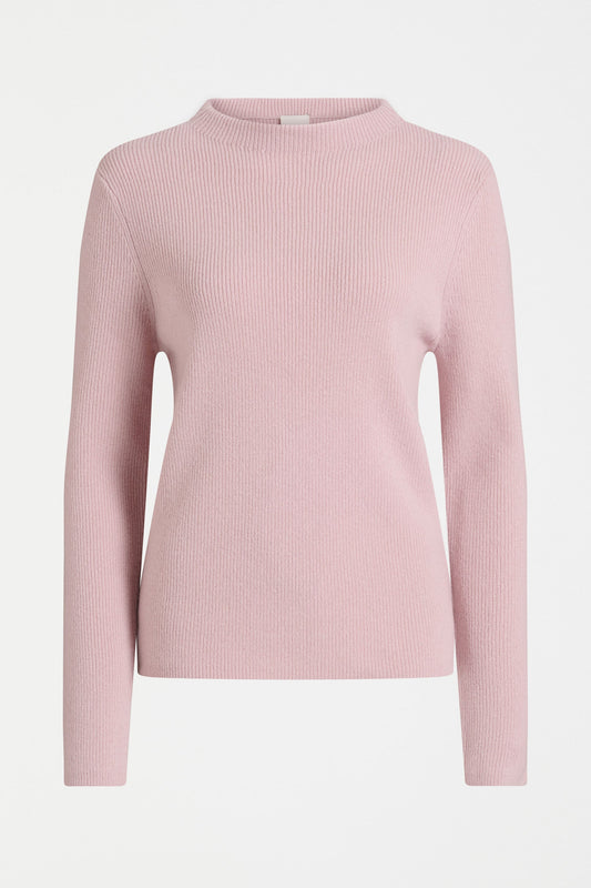 Nevis Sweater Blush Knitwear - ELK | BLUSH