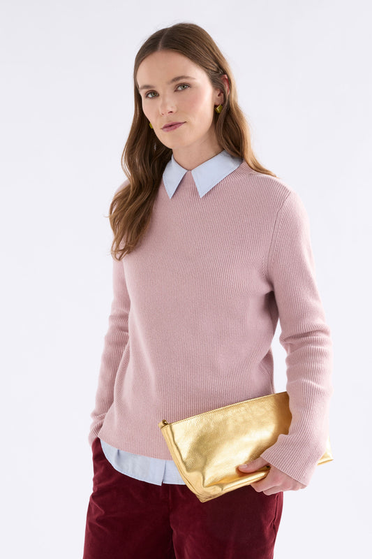Nevis Sweater Blush Knitwear - ELK | BLUSH