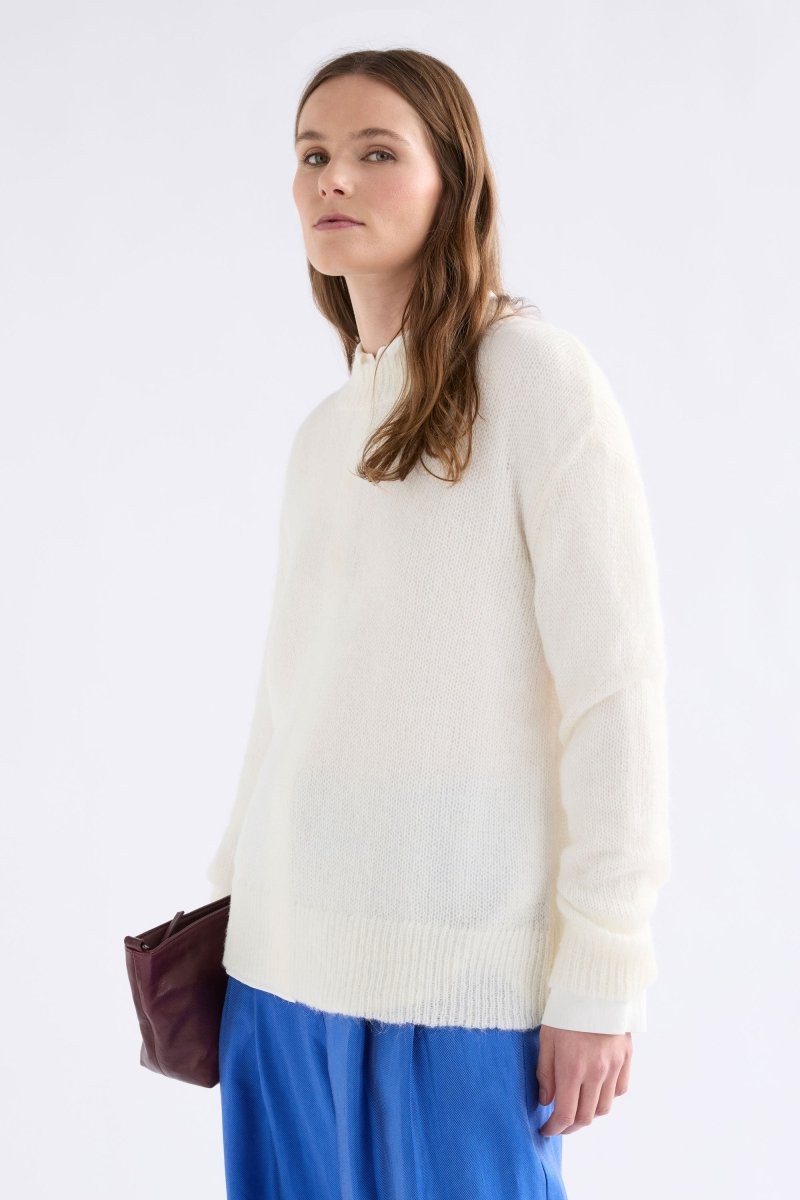 Fjer Sweater Off White Knitwear - ELK | OFF WHITE