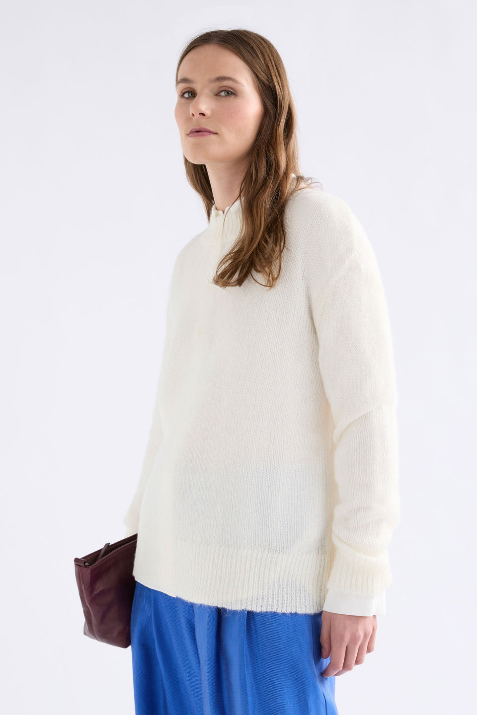Fjer Sweater Off White Knitwear - ELK | OFF WHITE