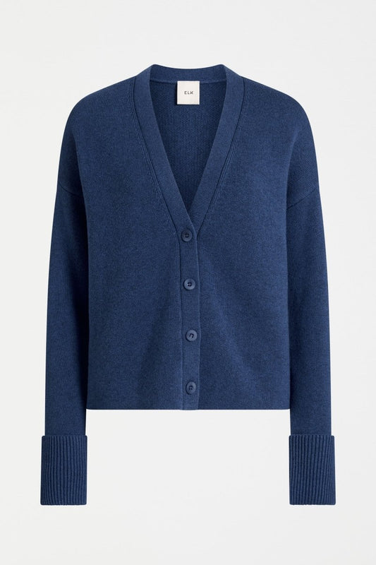 Klee Cardi Bright Navy Knitwear - ELK | BRIGHT NAVY