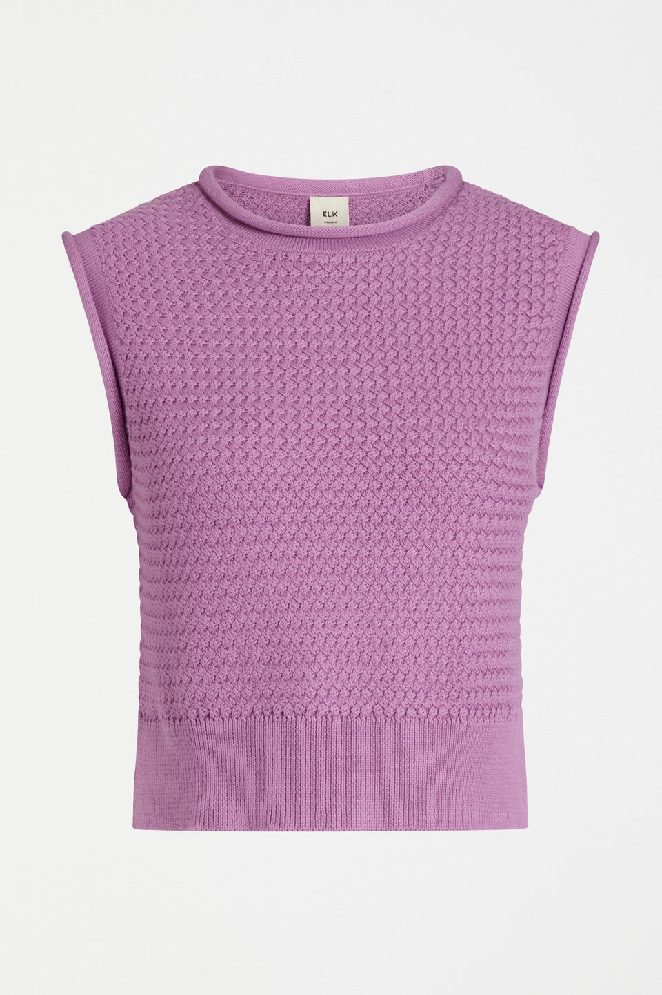 Naya Knit Vest Violet Knitwear - ELK | VIOLET