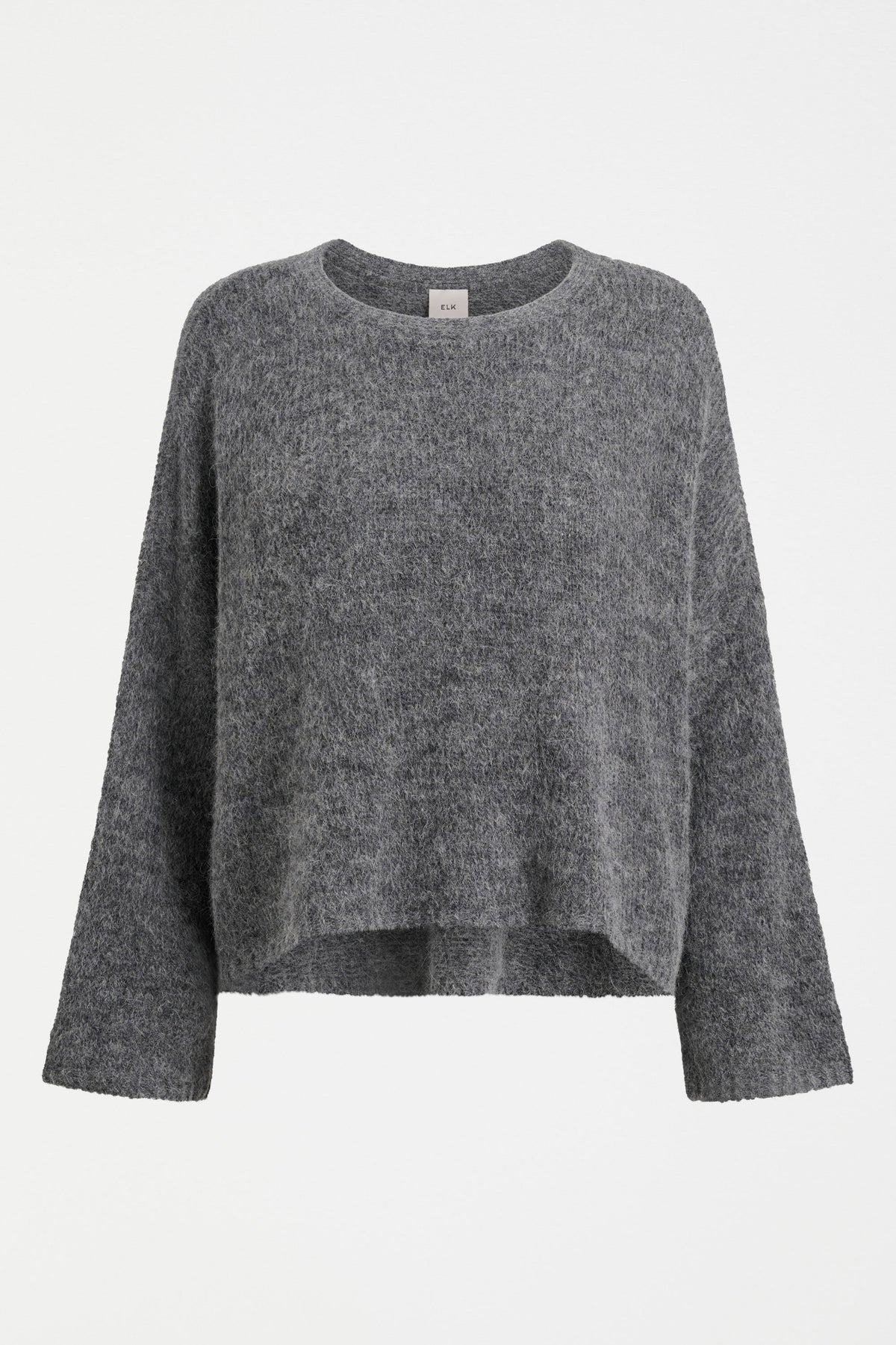 Agna Luna Sweater Knitwear - ELK AU | MID GREY MARLE