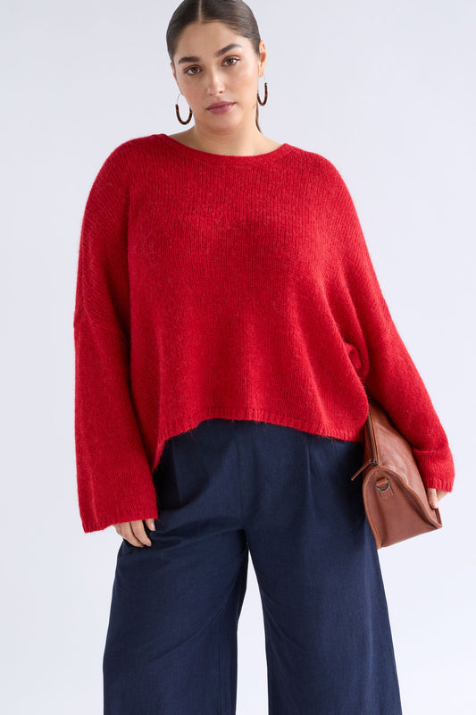Agna Luna Sweater Knitwear - ELK AU | FLAME RED
