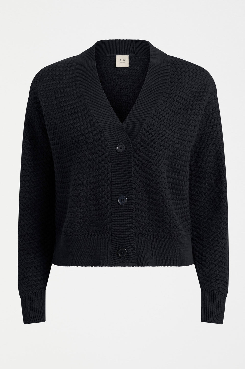 Naya Cardigan Knitwear - ELK | BLACK