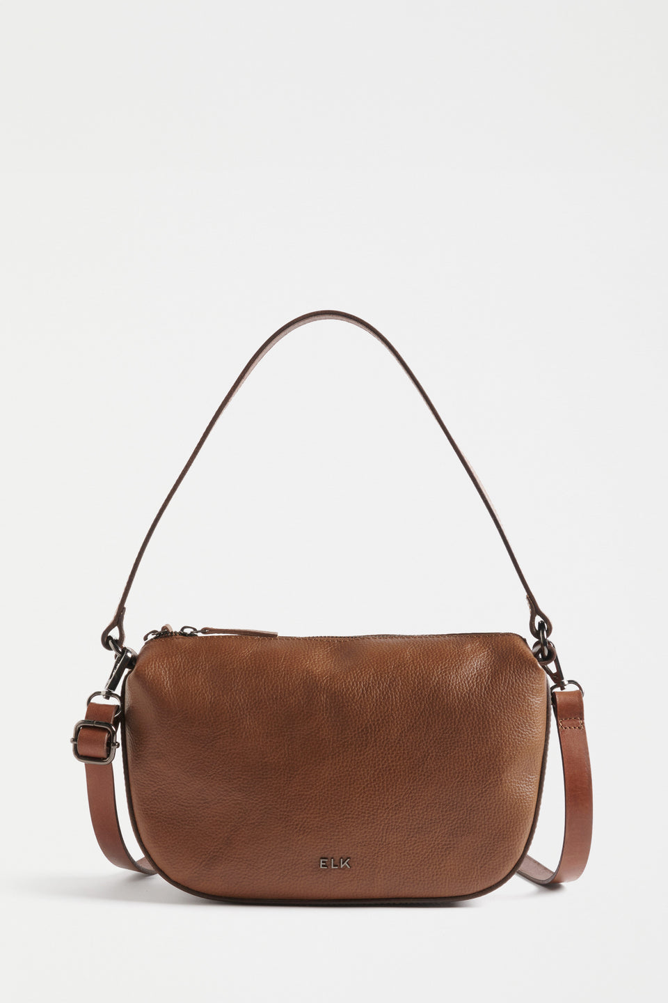 Illin Mini Leather Sling Shoulder Bag with  Detachable Crossbody Strap Front | SIENNA