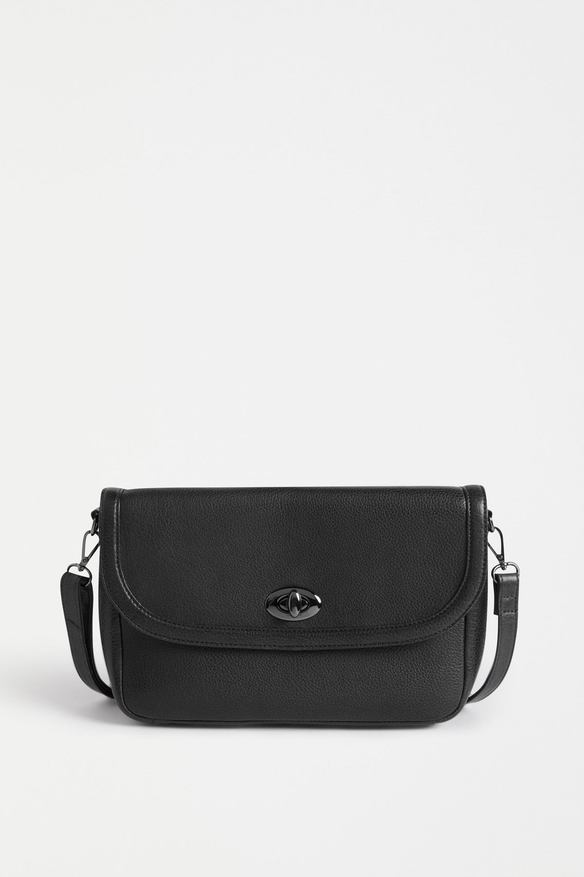 Unden Crossbody Bag Flat Lay | BLACK