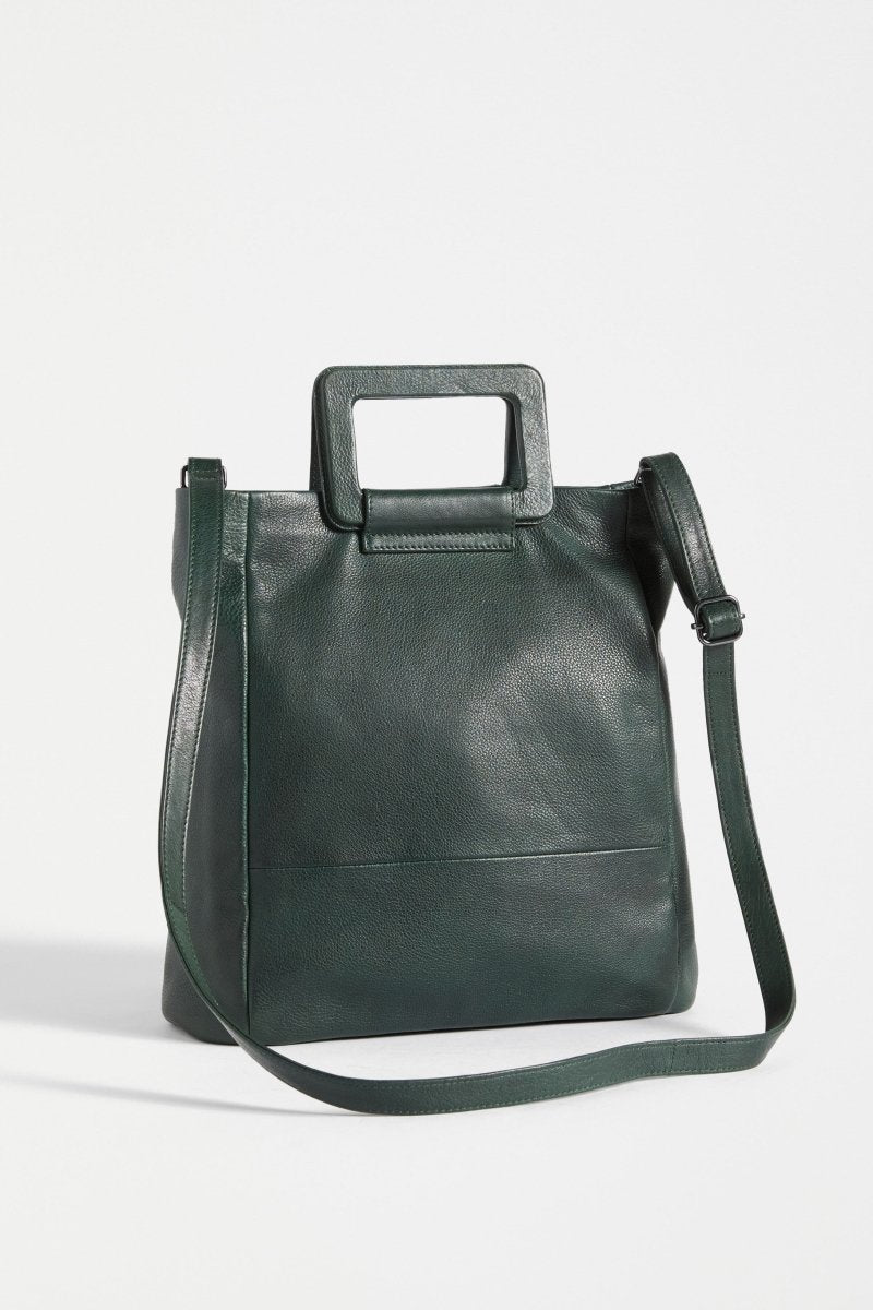 Nysa Tote Large Bags - ELK | FOREST GREEN