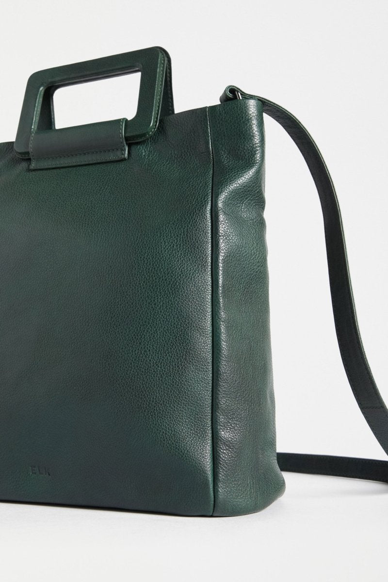 Nysa Tote Large Bags - ELK | FOREST GREEN