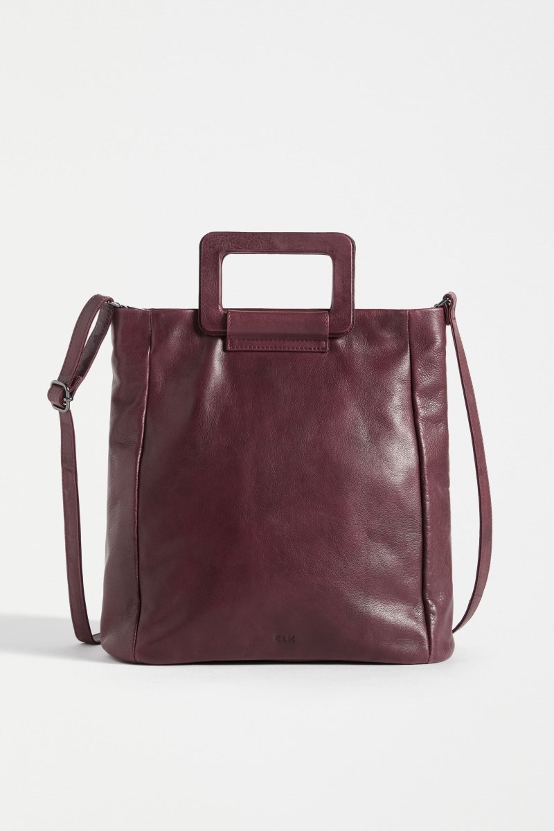 Nysa Tote Large Bags - ELK | BORDEAUX