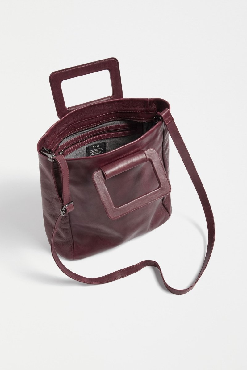 Nysa Tote Large Bags - ELK | BORDEAUX