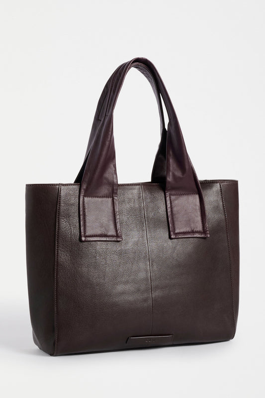 Rahni Leather Tote Large Bags - ELK | ESPRESSO
