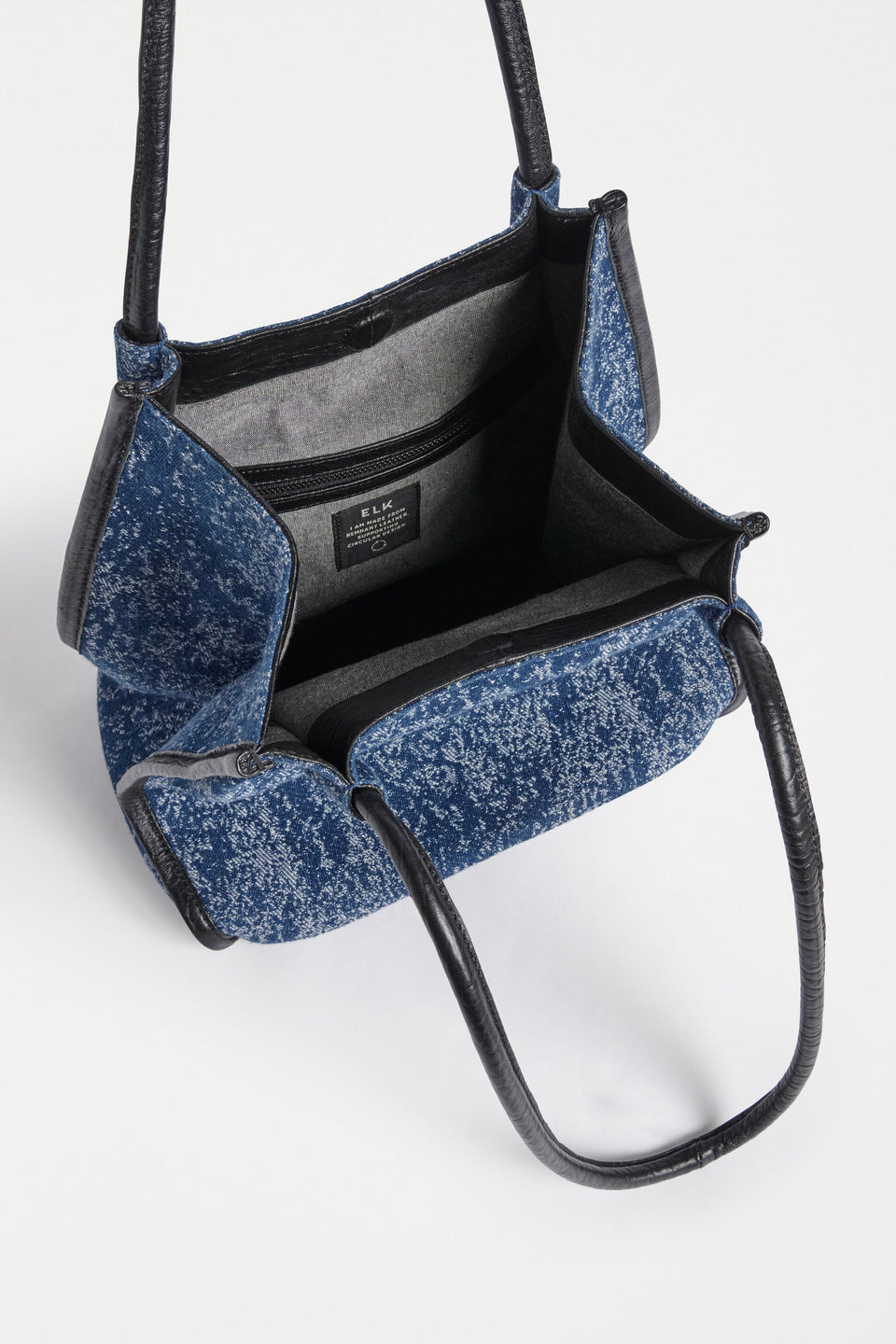 Nelas Fabric Tote Small Bags - ELK | FLECK JACQUARD