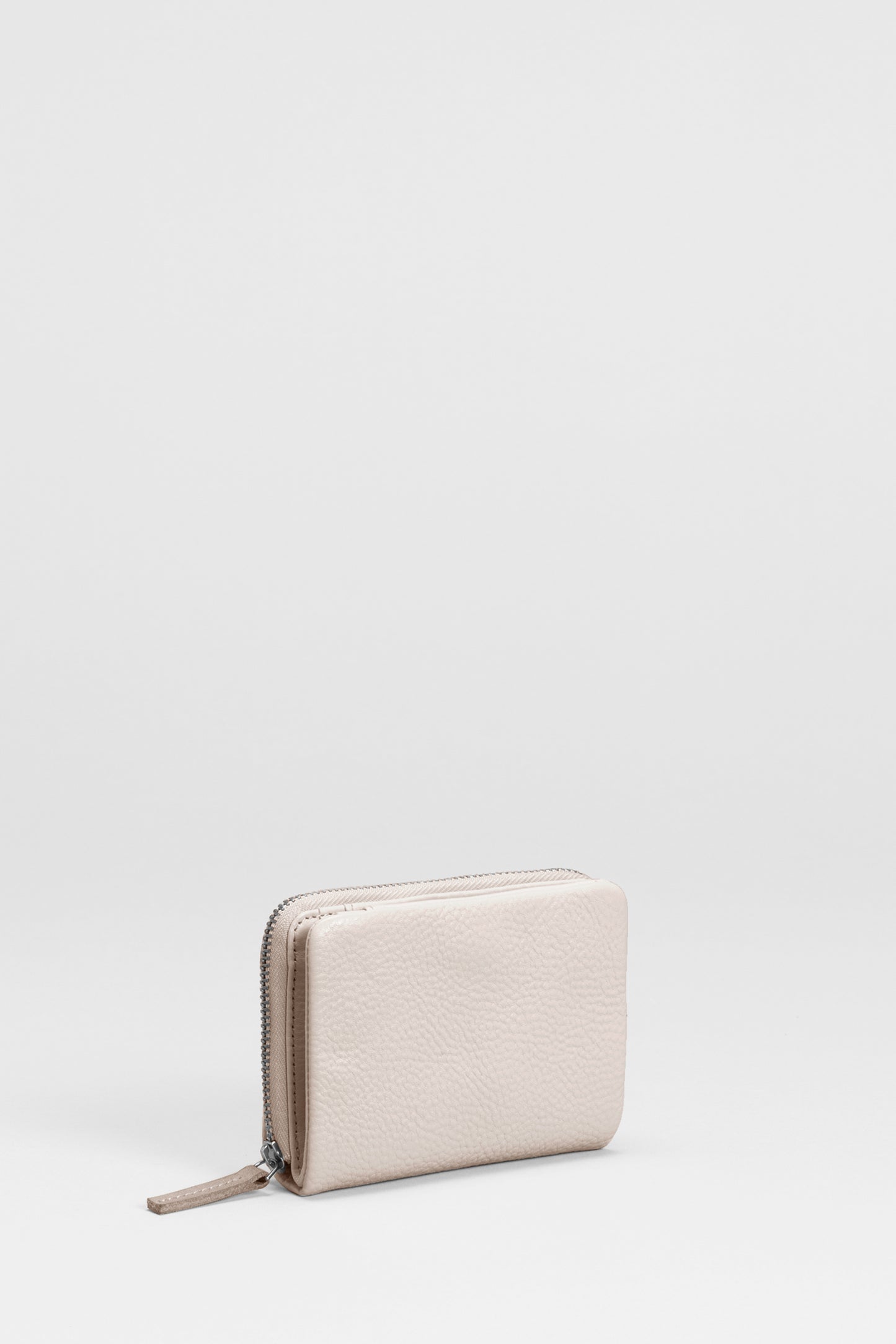 Canutte Leather Wallet Front | BLANC / NATURAL