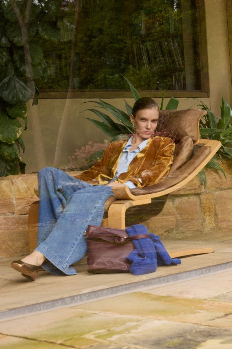Velvet Soft Blazer Jacket Golden Jackets - ELK | GOLDEN