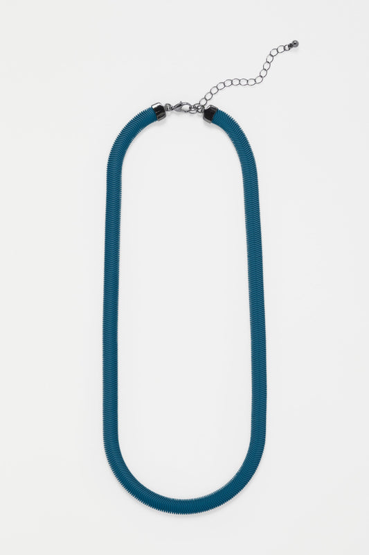 Ellar Short Colour Coated Snake Chain Necklace | JASPER