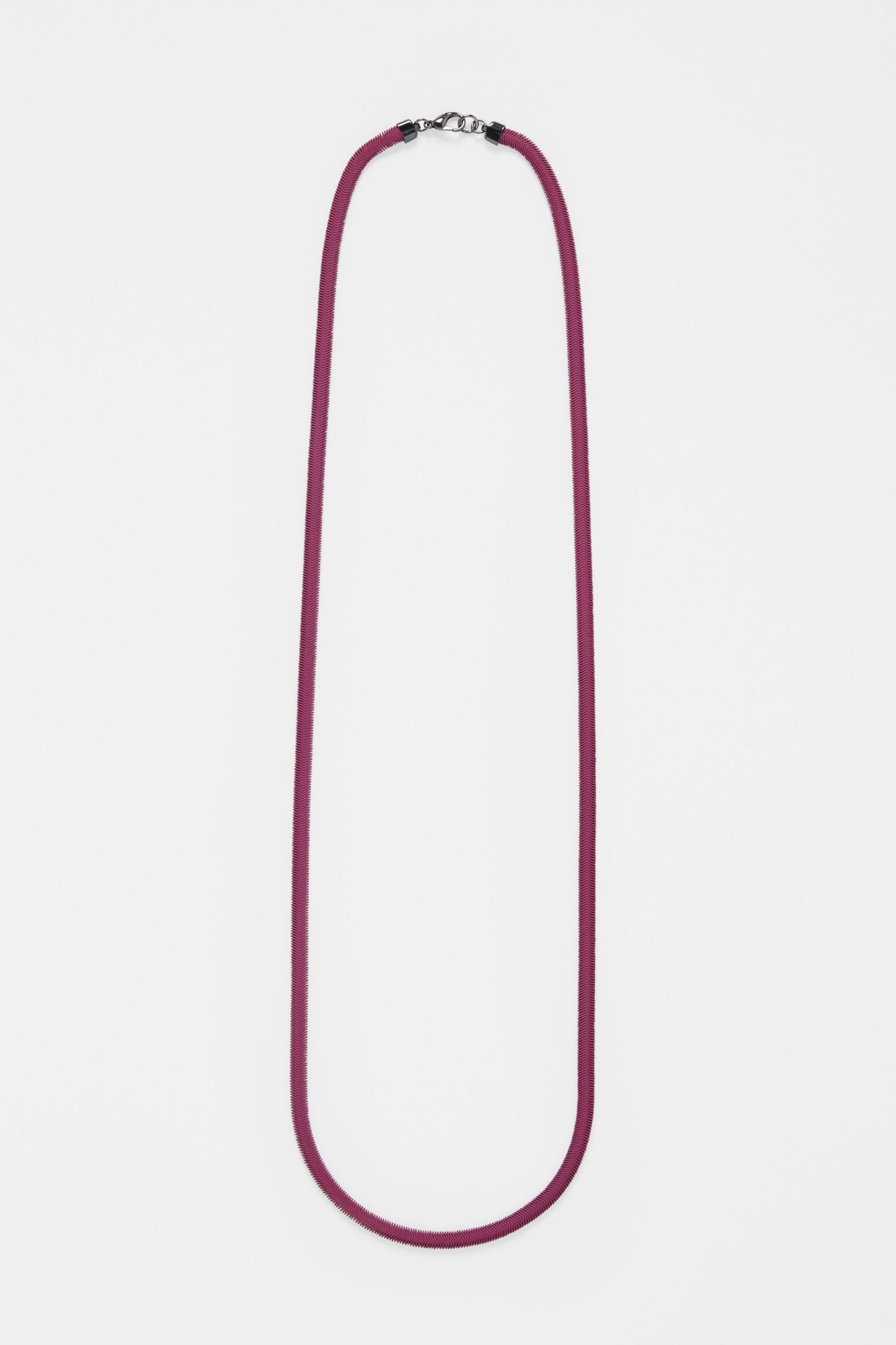 Ellar Long Colour Coated Snake Chain Necklace | MULBERRY