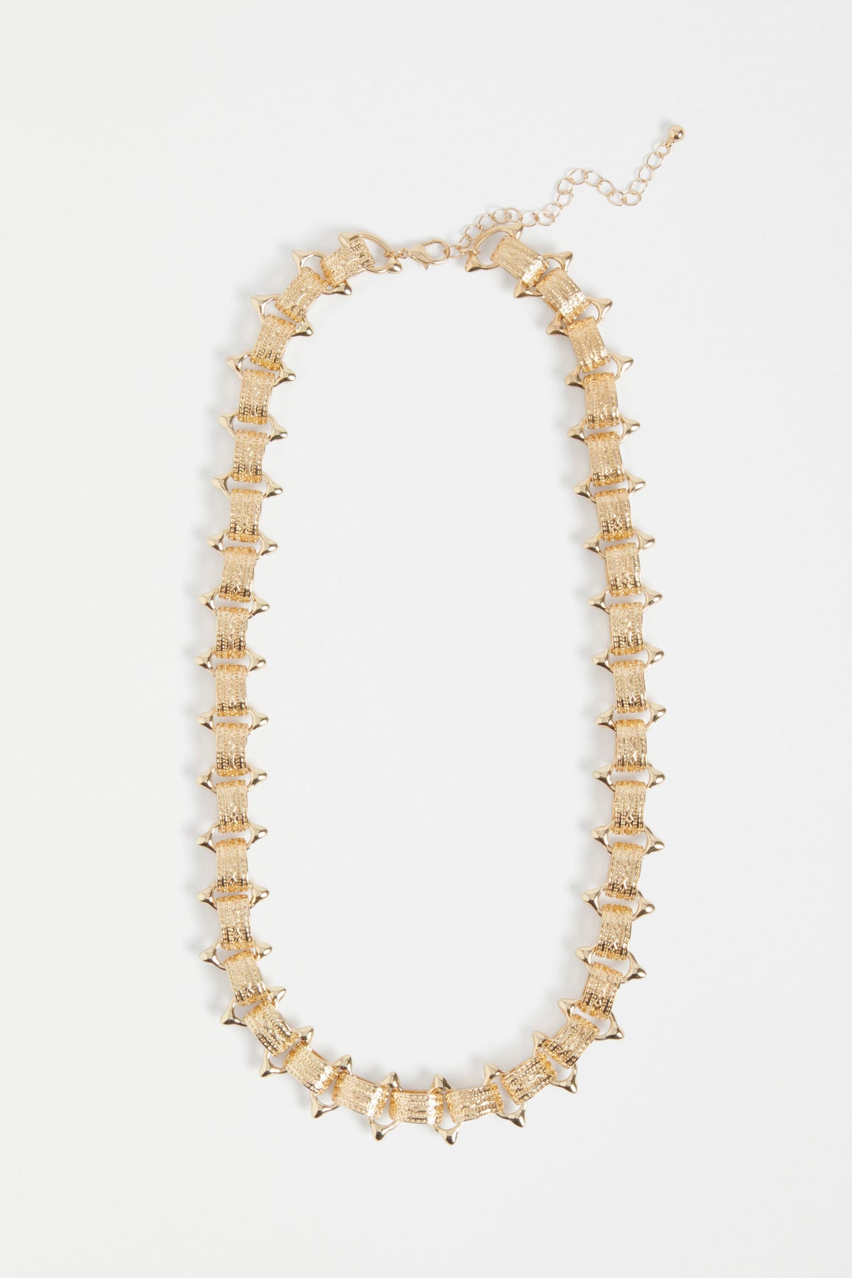 Hvass Chunky Metallic Short Necklace | GOLD