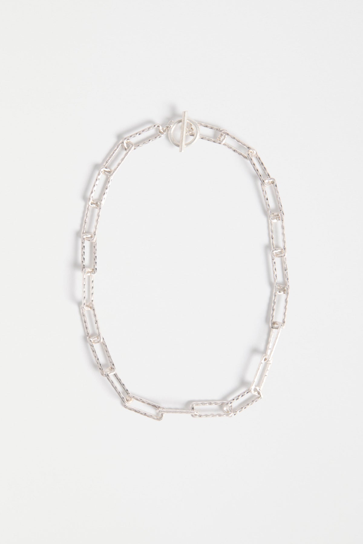 Ringva Necklace Flat Lay | SILVER