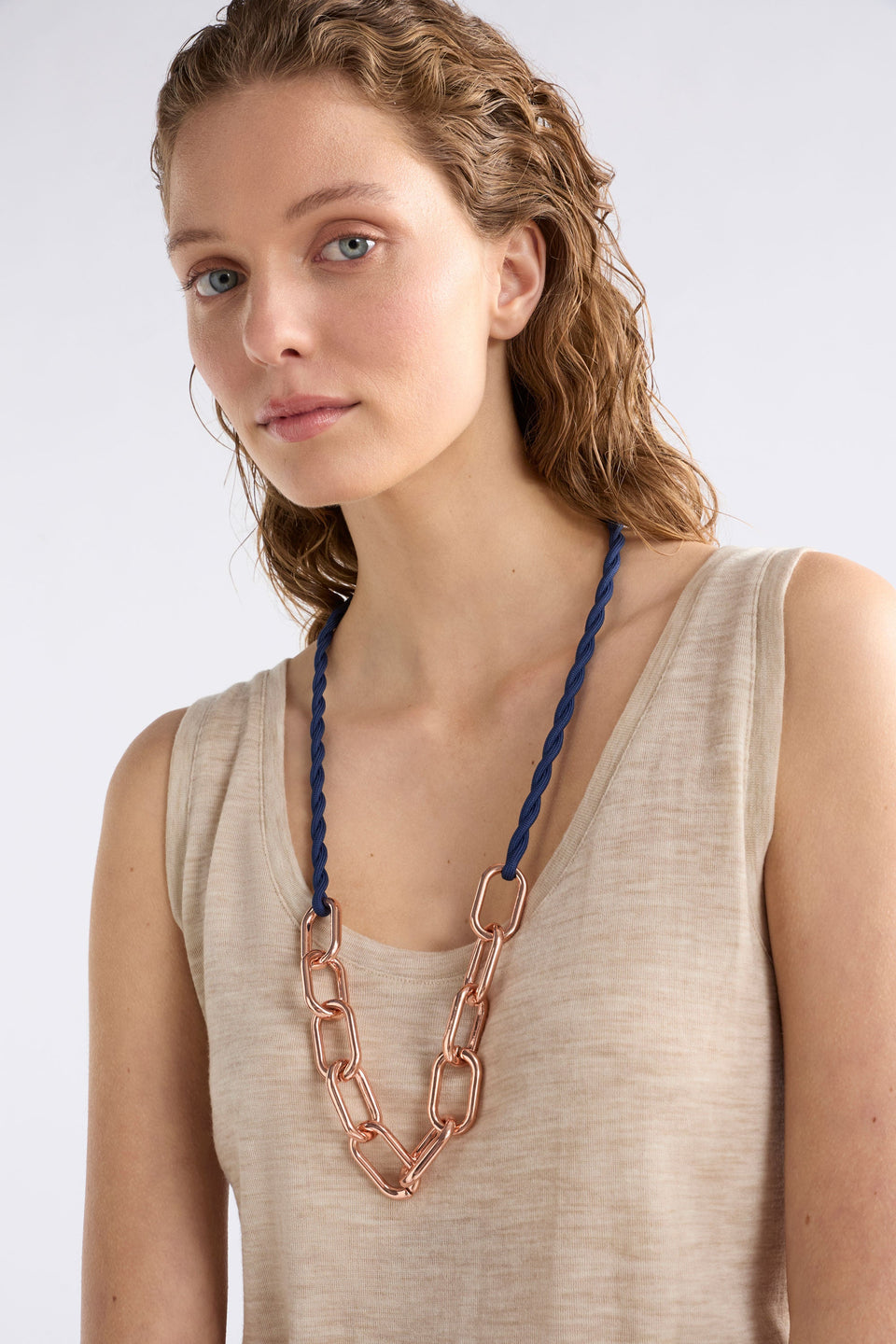 Torss Long Necklace Necklaces - ELK | GUNMETAL