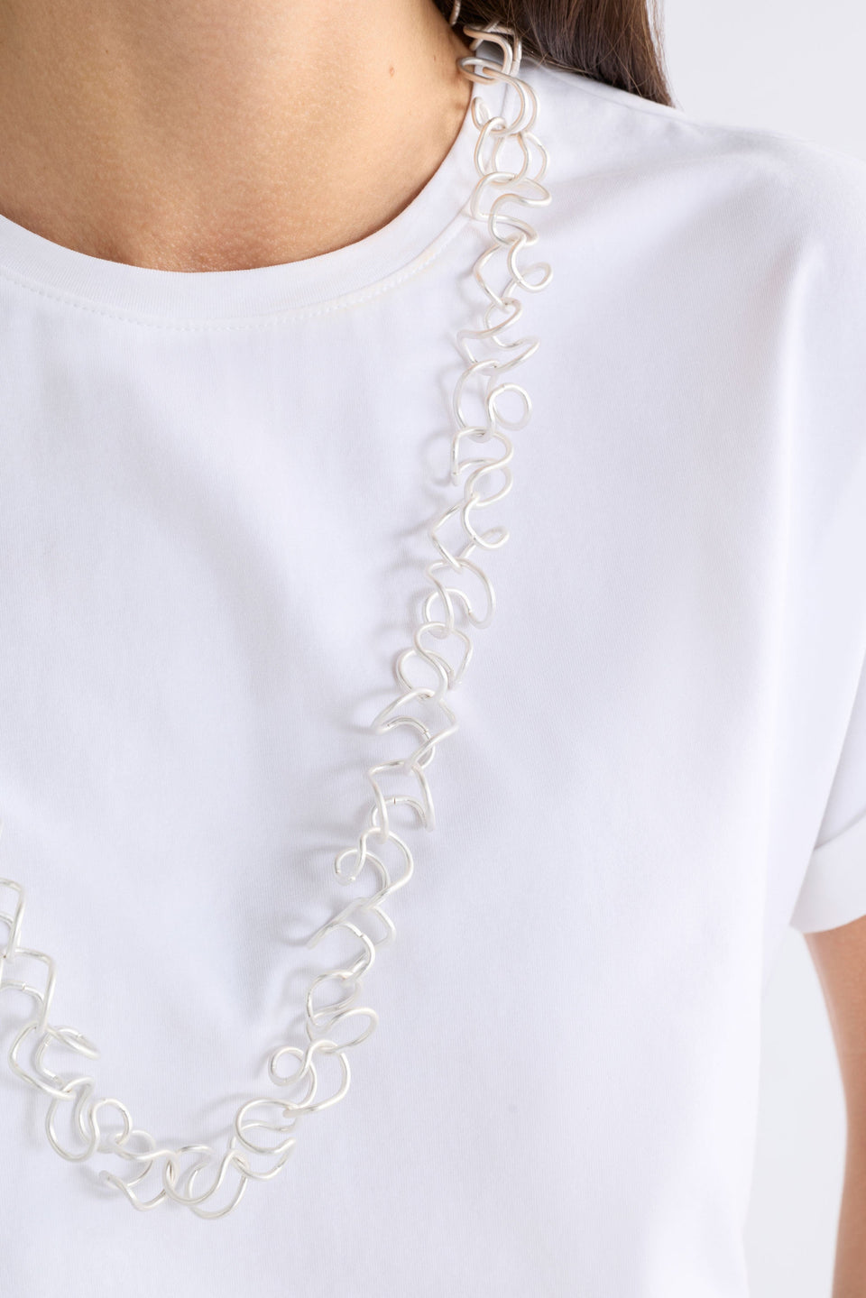 Orden Long Necklace Necklaces - ELK | SILVER