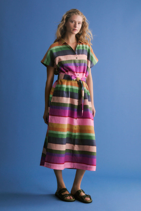 Tilko Shirt Dress Dresses Campaign full body - ELK | LYSBRO PRINT